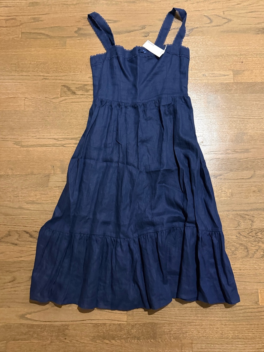 Reformation Rowen Linen Midi Dress - Picture 6 of 10